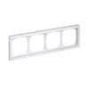 Рамка 4-м ArtGallery Pure органич. стекло бел. SE GAL320104