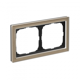 Рамка 2-м ArtGallery Pure органич. стекло шампань SE GAL320502