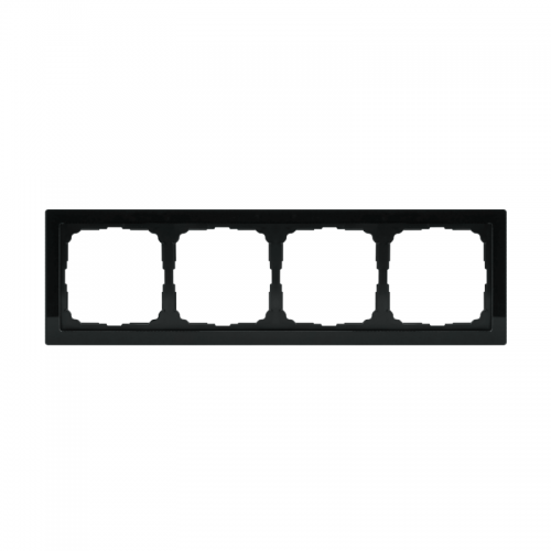 Рамка 4-м ArtGallery Pure органич. стекло черн. SE GAL321004