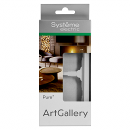 Рамка 2-м ArtGallery Pure матов. органич. стекло бел. SE GAL330102