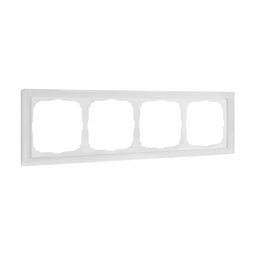 Рамка 4-м ArtGallery Pure матов. органич. стекло бел. SE GAL330104