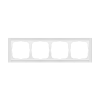 Рамка 4-м ArtGallery Pure матов. органич. стекло бел. SE GAL330104