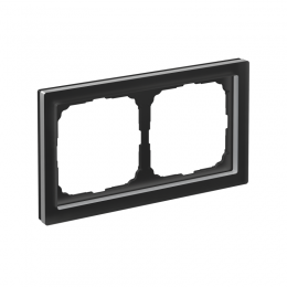 Рамка 2-м ArtGallery Pure матов. органич. стекло черн. SE GAL331002