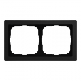 Рамка 2-м ArtGallery Pure матов. органич. стекло черн. SE GAL331002