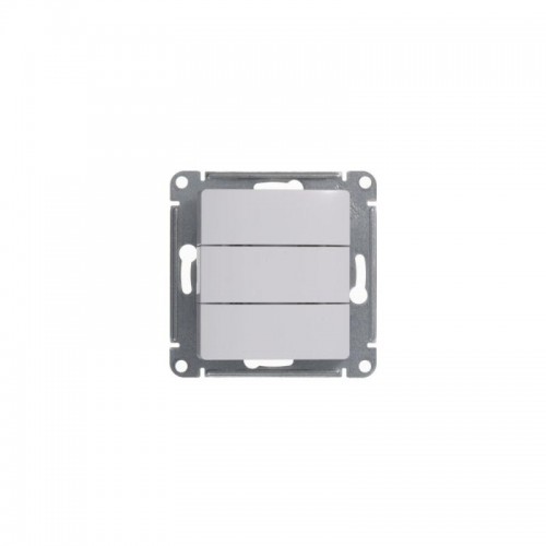 Выключатель 3-кл. СП Glossa 10А IP20 (сх. 1+1+1) 10AX механизм бел. SE GSL000131