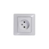 Розетка 1-м СП Glossa 16А IP20 без заземл. механизм бел. SE GSL000141