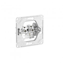 Розетка Glossa 16А без заземл. быстрозажим. клем. механизм бел. SE GSL000141S