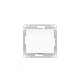 Выключатель 2-кл. Glossa (сх. 5) 10AX быстрозажим. клем. механизм бел. SE GSL000151S