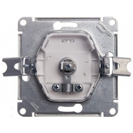 Розетка телевизионная проходная TV 1-м СП Glossa 4дБ механизм бел. SE GSL000192