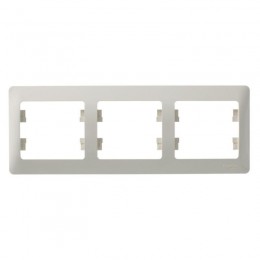 Рамка 3-м Glossa горизонт. беж. SE GSL000203