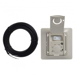 Термостат Glossa электронный для теплого пола с датчиком +5град.C +50град.C 10А в сборе беж. SchE GSL000238