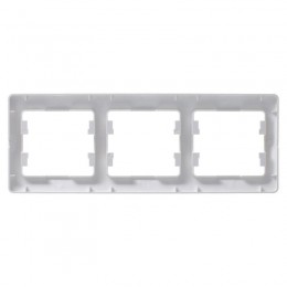 Рамка 3-м Glossa горизонт. перламутр SE GSL000603