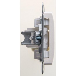 Розетка компьютерная 1-м Glossa RJ45 кат.5E механизм перламутр. SE GSL000681K