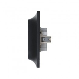 Розетка 2-м Glossa 16А с заземл. в сборе антрацит SE GSL000724