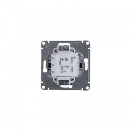 Выключатель 3-кл. СП Glossa 10А IP20 (сх. 1+1+1) 10AX механизм антрацит SE GSL000731