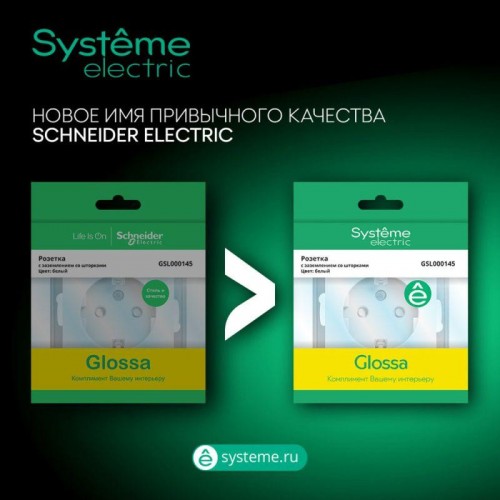 Вывод кабеля Glossa механизм антрацит SE GSL000799