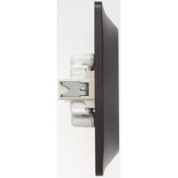 Розетка 2-м СП Glossa 16А IP20 250В без заземл. шоколад SE GSL000820