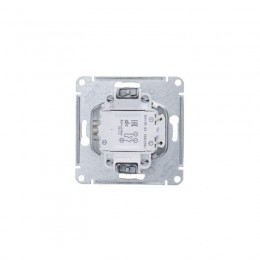 Выключатель 2-кл. СП Glossa 10А IP20 (сх. 5а) 10AX с подсветкой механизм платина SE GSL001253