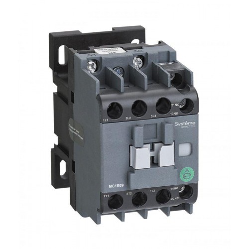 Контактор MC1E 3п 12А кат. 380В/400В AC 1НО+1НЗ SE MC1E12Q7