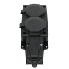 Колодка удлинителя 2-м MultiSet 16А 250В IP44 с заземл. каучук черн. SE MST4102BK