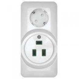 Розетка 2-м ОП Blanca / Прима 250В комбинир. для электроплиты 32А+силовая 16А (опт. упак.) бел. SE RA32-211R-B