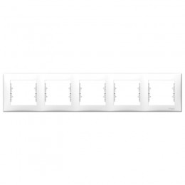 Рамка 5-м Sedna горизонт. бел. SchE SDN5800921