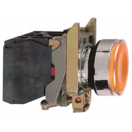 Лампа светосигнальная d22мм 230В желт. SchE XB7EV75P