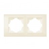 Рамка 2-м Cosmo крем. ABB 612-010300-226