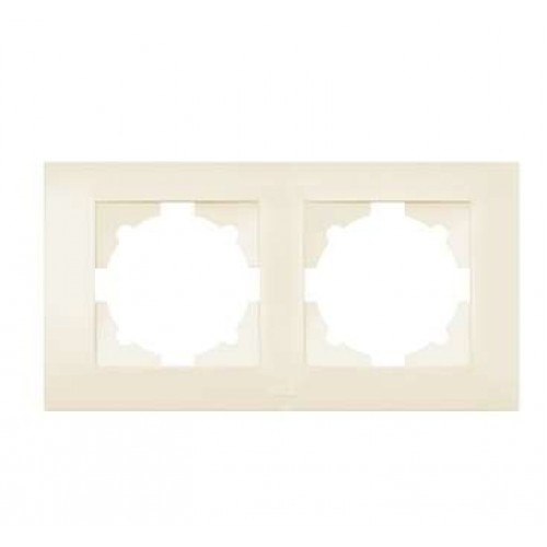 Рамка 2-м Cosmo крем. ABB 612-010300-226