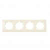 Рамка 4-м Cosmo крем. ABB 612-010300-228