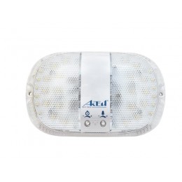 Светильник светодиодный ЖКХ Персей 8Вт IP30 с оптико-акустическим датчиком и БАП 3 режима работы Актей СА-7008Б-310