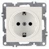 Розетка 1-м СП LAVIN/KAREN 16А IP20 с заземл. механизм бел. ARVIA 50 01 1000 217