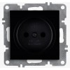 Розетка 1-м СП LAVIN/KAREN 16А IP20 без заземл. механизм черн. ARVIA 50 07 2000 215