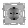 Розетка 1-м СП LAVIN/KAREN 16А IP20 с заземл. механизм сер. ARVIA 50 03 2000 217
