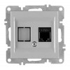 Розетка компьютерная LAVIN/KAREN RJ45 кат.6 механизм сер. ARVIA 50 03 2000 247