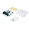 Розетка компьютерная 2-м ОП WS-8P8C-Cat.5e-2 RJ45 кат.5E Dual IDC Cabeus 7247c