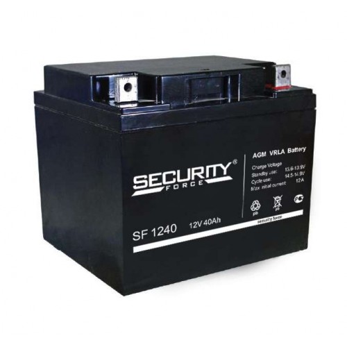 Аккумулятор ОПС 12В 40А.ч SF 1240 Security Force 4614030010011