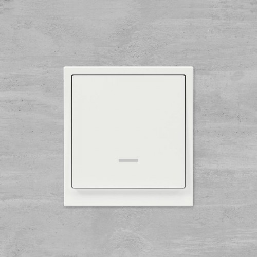 Выключатель 1-кл. KANT с подсветкой бел. магнолия DKC 7000133