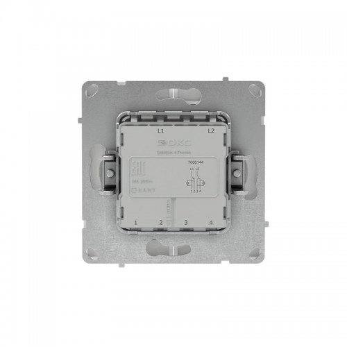 Переключатель 2-кл. KANT с подсветкой бел. магнолия DKC 7000144