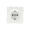 Розетка силовая KANT 2P+E защ. шторки бел. магнолия DKC 7000003