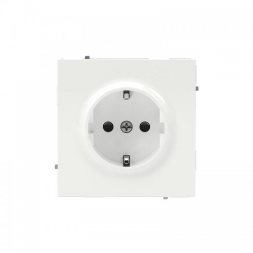 Розетка силовая KANT 2P+E защ. шторки бел. магнолия DKC 7000003