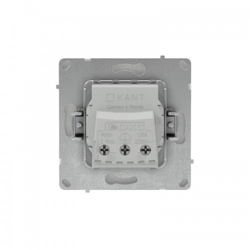 Розетка силовая KANT 2P+E защ. шторки бел. магнолия DKC 7000003