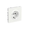 Розетка силовая KANT 2P+E без шторки бел. магнолия DKC 7000033