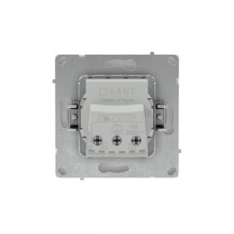 Розетка силовая KANT 2P+E без шторки бел. магнолия DKC 7000033