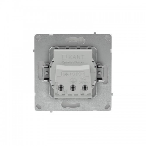 Розетка силовая KANT 2P+E без шторки бел. магнолия DKC 7000033