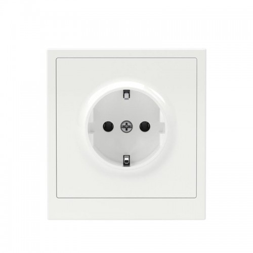 Розетка силовая KANT 2P+E без шторки бел. магнолия DKC 7000033