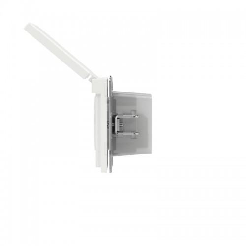 Розетка силовая KANT IP44 2P+E защ. шторки с крышкой бел. магнолия DKC 7000013