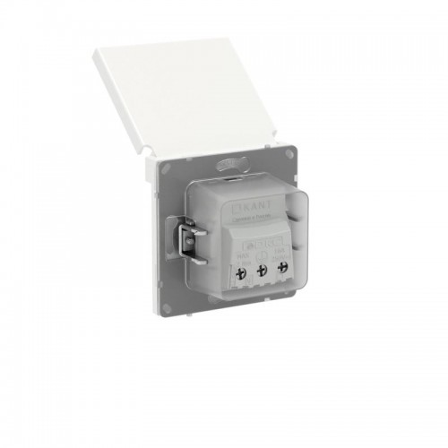 Розетка силовая KANT IP44 2P+E защ. шторки с крышкой бел. магнолия DKC 7000013