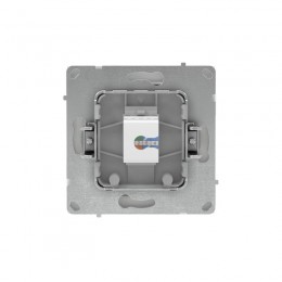 Розетка компьютерная 1-м KANT RJ45 кат.5E без шторки бел. магнолия DKC 7000663