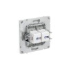 Розетка компьютерная 2-м KANT RJ45 кат.5E без шторки бел. магнолия DKC 7000664